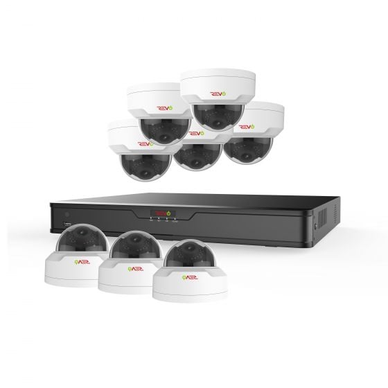Ultra HD 16 Ch. 3TB NVR Surveillance System with 8 4MP Security Cameras