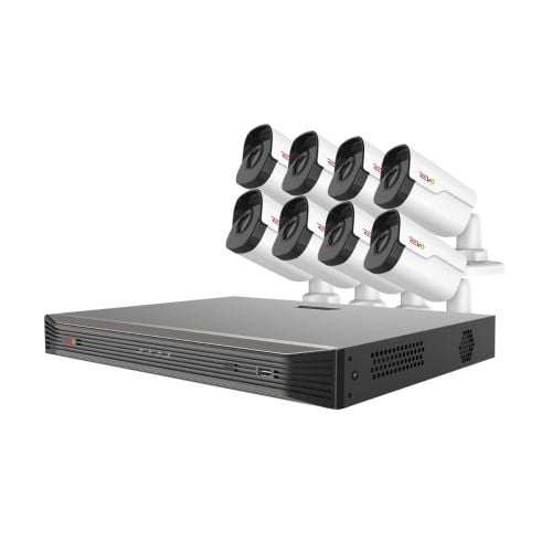 Ultra HD 16 Ch. 3TB NVR Home Surveillance System with 8 4MP IP Bullet Cameras