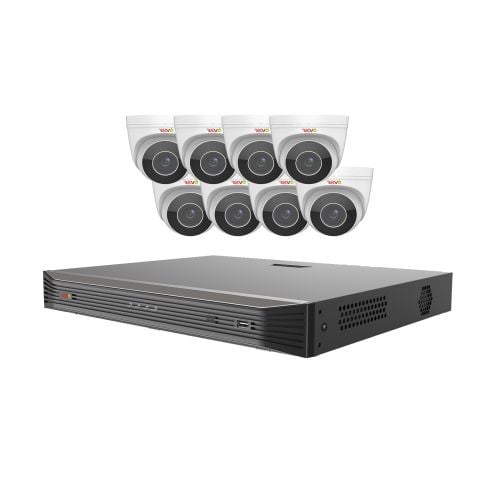 Ultra HD Audio Capable 16 Ch. 3TB NVR Surveillance System with 8 4 Megapixel Motorized Cameras