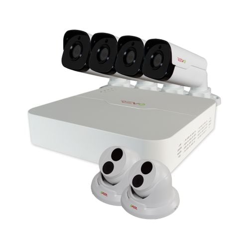 Ultra™ HD 8 Ch. NVR Security System with 6 HD Home Security Cameras