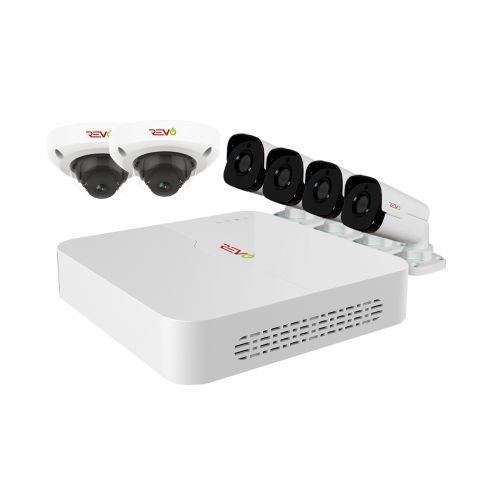Ultra HD Audio Capable 8 Ch. 2TB NVR Surveillance System with 6 4 Megapixel Cameras