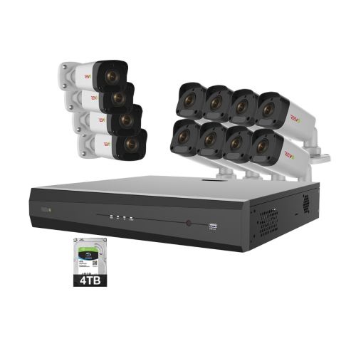 Ultra Plus HD 16 Ch. 4TB NVR Surveillance System with 12 2 Megapixel Bullet Cameras